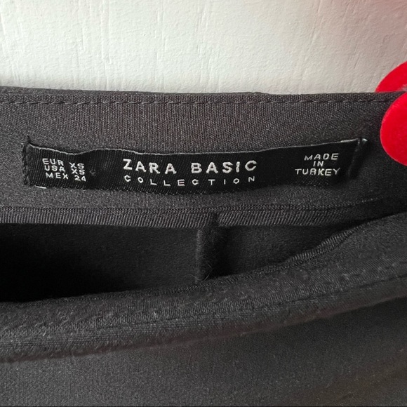 Zara Ruffle Mini Skirt in Black - Picture 3 of 5